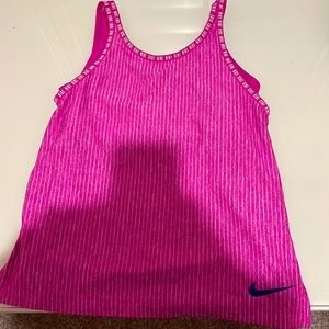 Girls Medium Pink Nike Tank Top